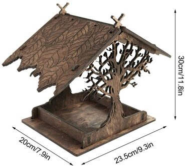 Bird Feeder Opknoping Voor Tuin Yard Decoratie Vormige Met Dak Buiten Tuin Vogels Accessoires Hummingbird Feeder Для Попугаев chocola