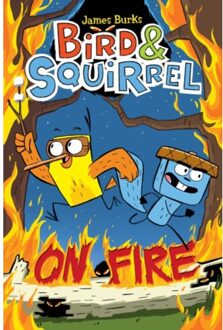 Bird & Squirrel On Fire: A Graphic Novel (Bird & Squirrel #4) - Bird & Squirrel - James Burks