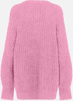 Birger Christensen Gebreide Logo Trui voor dames ROTATE in Lila - EU 36 / UK 8