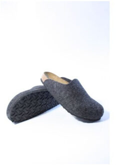 Birkenstock Amsterdam pantoffels Zwart - 43