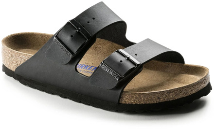 Birkenstock Arizona BF SFB, Zacht Voetbed, Zwart, Slippers Maat 42