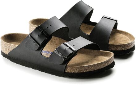 Birkenstock Arizona BF, Zacht Voetbed, Zwart, Slippers Maat  40
