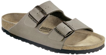 Birkenstock Arizona BFBC Stone Narrow Heren Slippers - Stone - Maat 41