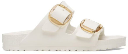 Birkenstock arizona big buckle eva platte sandalen dames Ecru - 40