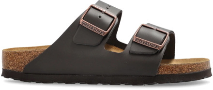 Birkenstock Arizona bruin natuurleer narrow uni (051103)