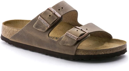 Birkenstock Arizona Dames Slippers - Brown  - Maat 39