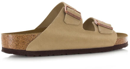 Birkenstock Arizona Dames Slippers - Brown  - Maat 39