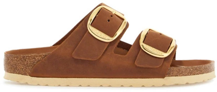 Birkenstock Arizona Dames Slippers Small fit - Cognac - Maat 36