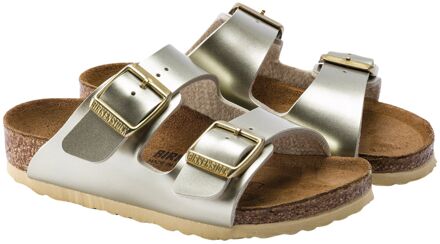 Birkenstock Arizona Electric Metallic Slippers Junior goud - 36