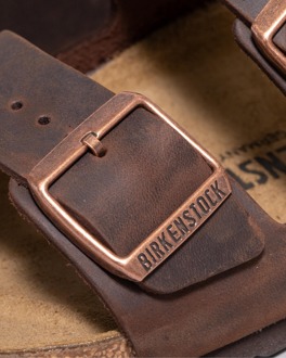 Birkenstock Arizona FL Narrow Unisex Slippers - Habana - Maat 41