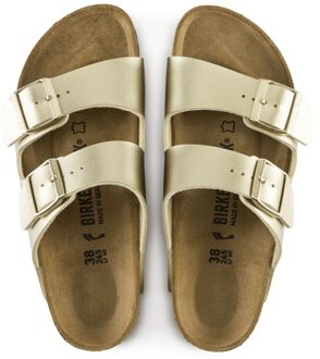 Birkenstock Arizona Gold narrow Birko-Flor - Gold - Maat 38