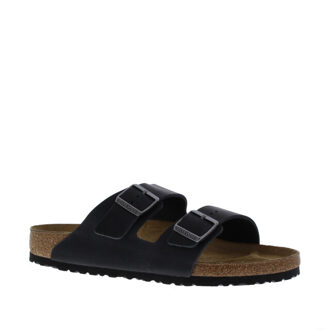 Birkenstock Arizona heren slipper | heren | maat: | leer Zwart - 44
