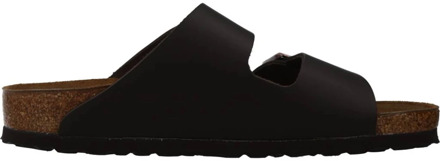 Birkenstock Arizona Slippers Bruin Leer Narrow-fit – maat 44