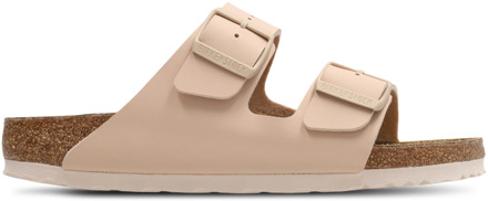 Birkenstock Arizona Slippers en Sandalen Dames - Beige - Maat 40 - Nubuck