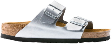 Birkenstock Arizona slippers zilver