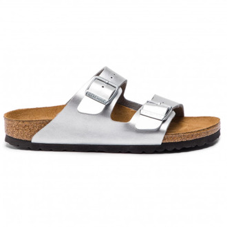 Birkenstock Arizona slippers zilver