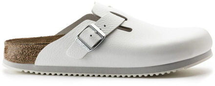Birkenstock Boston bs unisex slof Wit - 44