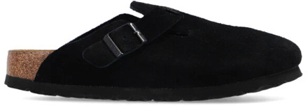 Birkenstock Boston muiltje van suède Zwart - 40