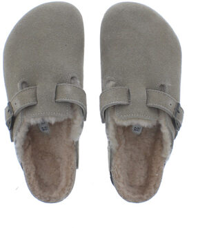Birkenstock Boston shearling suede | dames | maat: | suede Beige - 38