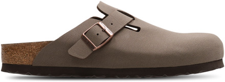 Birkenstock Boston Slippers en Sandalen Kinder - Bruin - Maat 37 - Nubuck Brown