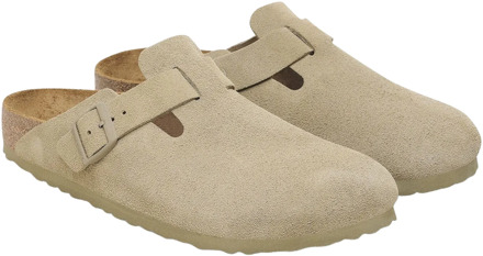 Birkenstock Boston Suède Slippers Senior - 41