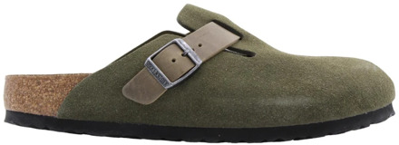 Birkenstock Comfortabele Hamer Slipper Birkenstock , Green , Heren - 41 Eu,44 Eu,45 EU