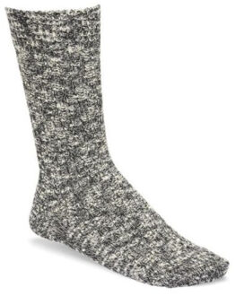 Birkenstock Cotton slub sokken - maat 45-47 Zwart