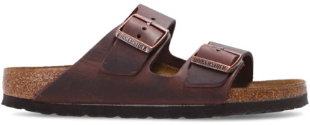 Birkenstock Dames -  bruin donker - slippers & muiltjes - maat 35