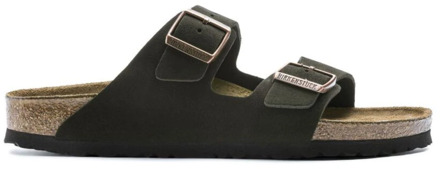 Birkenstock Donkerbruine Slippers Birkenstock Arizona Heren 44