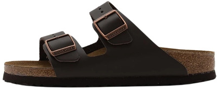 Birkenstock Flat Sandals Birkenstock , Bruin , Heren - 46 Eu,44 Eu,42 Eu,43 Eu,45 Eu,41 EU