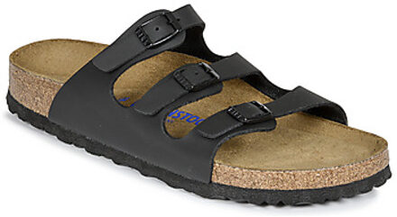 Birkenstock Florida - Slippers - Dames - Zwart - Maat 40