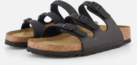 Birkenstock Florida slippers zwart  - Maat 36