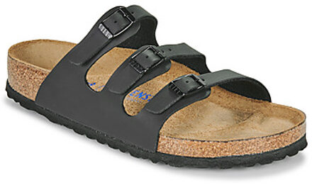Birkenstock Florida slippers zwart