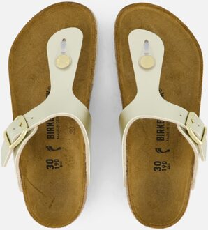 Birkenstock Gizeh Electric Metallics slippers zilver - Maat 37