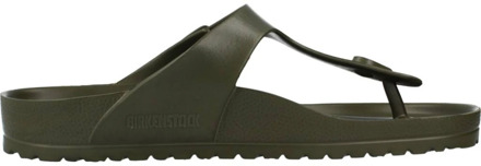 Birkenstock Gizeh EVA Khaki Regular Unisex Slippers - Khaki - Maat 44