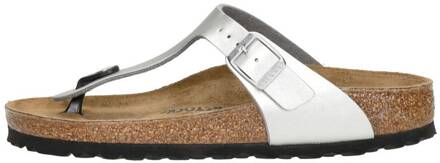 Birkenstock Gizeh - Slippers - Silver - Smal - Maat 40