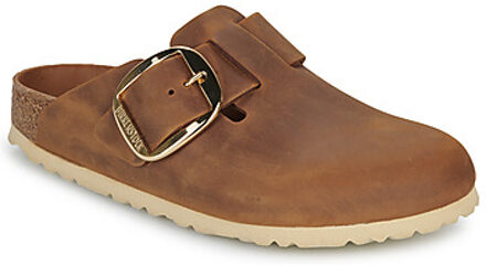Birkenstock Klompen BIRKENSTOCK Boston Big Buckle" Bruin - 36,37,38,39,40,41,35