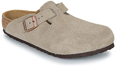 Birkenstock Klompen BIRKENSTOCK Boston Kids LEVE Taupe" Beige - 26,27,28,29,30,31,32,33