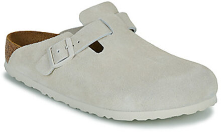 Birkenstock Klompen BIRKENSTOCK Boston SFB LEVE Antique White" Wit - 39,43,44,45,46