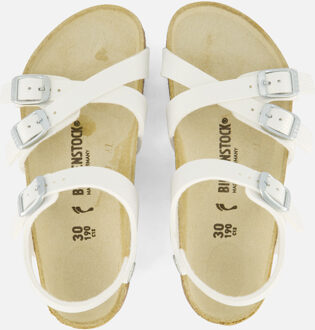 Birkenstock Kumba Kids Sandalen wit Leer - 28,29,30