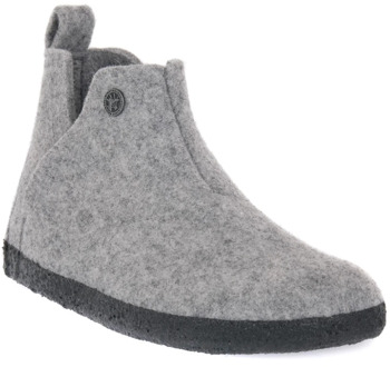 Birkenstock Lichtgrijze Andermatt Pantoffels Birkenstock , Gray , Dames - 38 Eu,39 EU