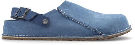 Birkenstock Lutry Premium suède slippers Birkenstock , Blue , Heren - 48 Eu,44 Eu,45 Eu,42 EU