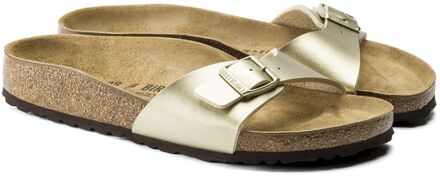 Birkenstock Madrid BF 1016107, Vrouwen, Goud, Slippers maat: 35 EU