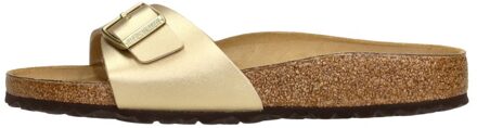 Birkenstock Madrid BF Gold Narrow Dames Slippers - Gold - Maat 37