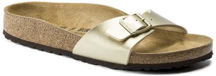 Birkenstock Madrid BF Gold Narrow Dames Slippers - Gold - Maat 37