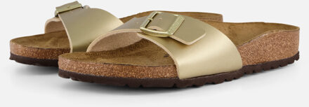 Birkenstock Madrid BF Gold Narrow Dames Slippers - Gold - Maat 38