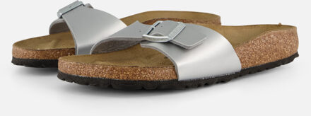 Birkenstock Madrid BF Silber Narrow Dames Slippers - Silver - Maat 36