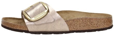 Birkenstock Madrid Big Buckle slippers taupe - Maat 36
