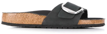 Birkenstock Madrid Dames Slippers Small fit - Black - Maat 37