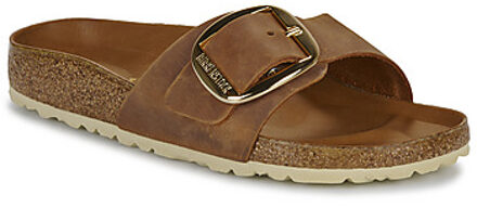 Birkenstock Madrid Dames Slippers Small fit - Cognac - Maat 39